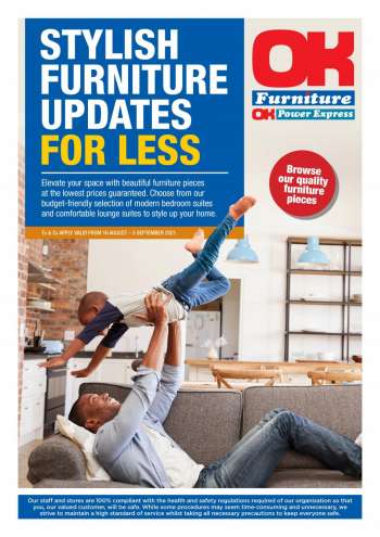 OK Furniture catalogue  - 08.16.2021 - 09.05.2021.