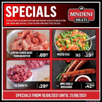 Mndeni Meats catalogue  - 08.16.2021 - 08.21.2021.