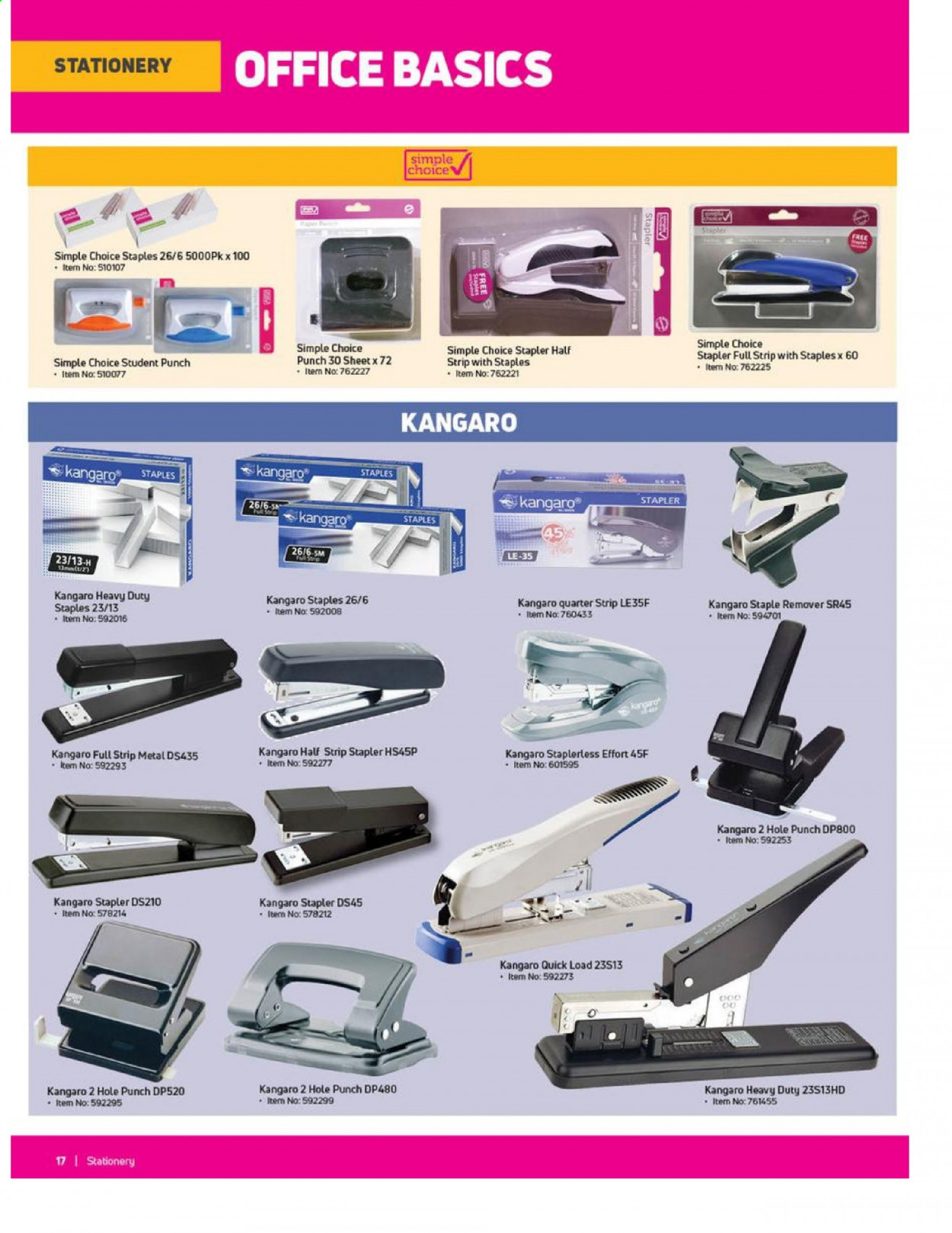 Game specials. Page 17