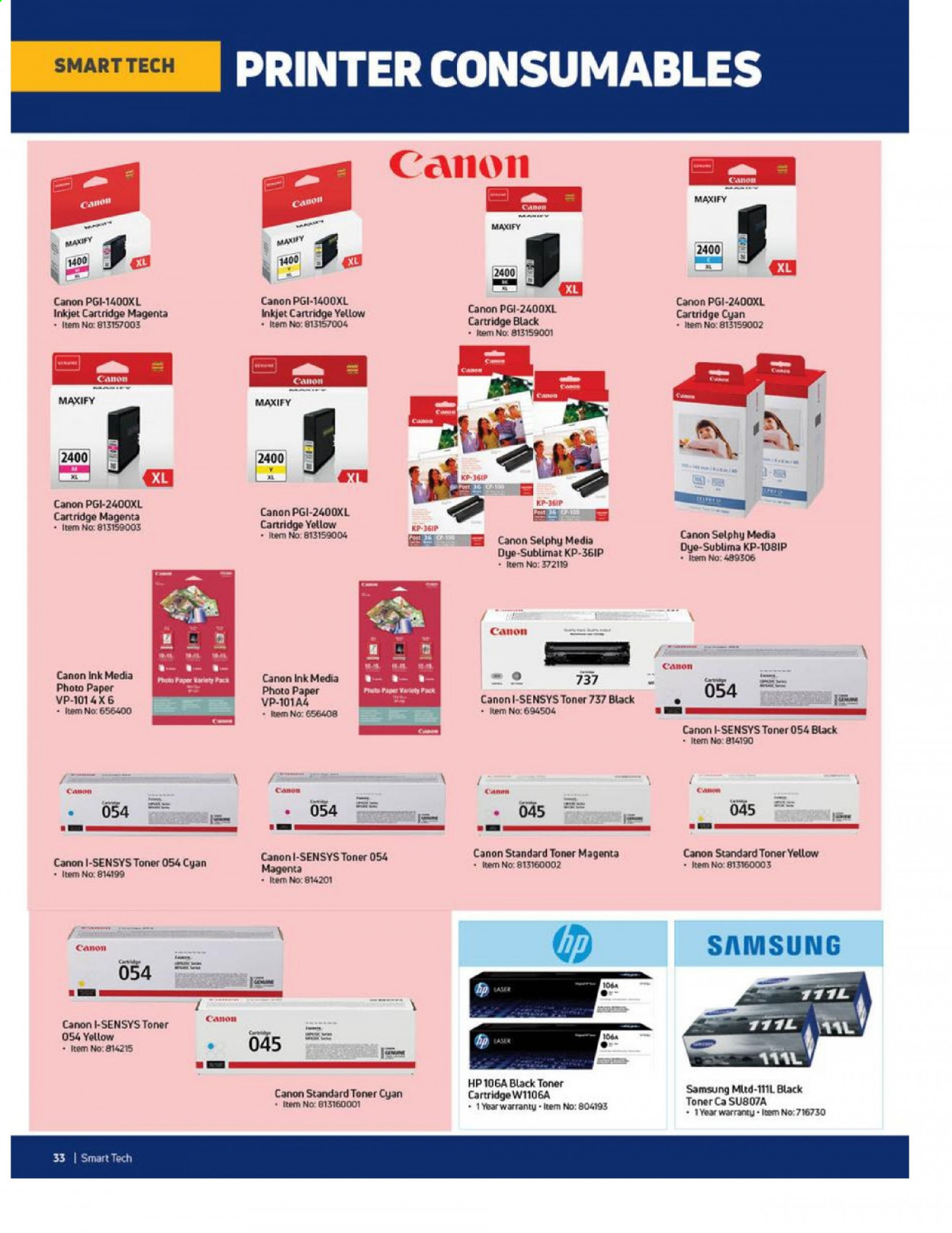 Game specials. Page 32
