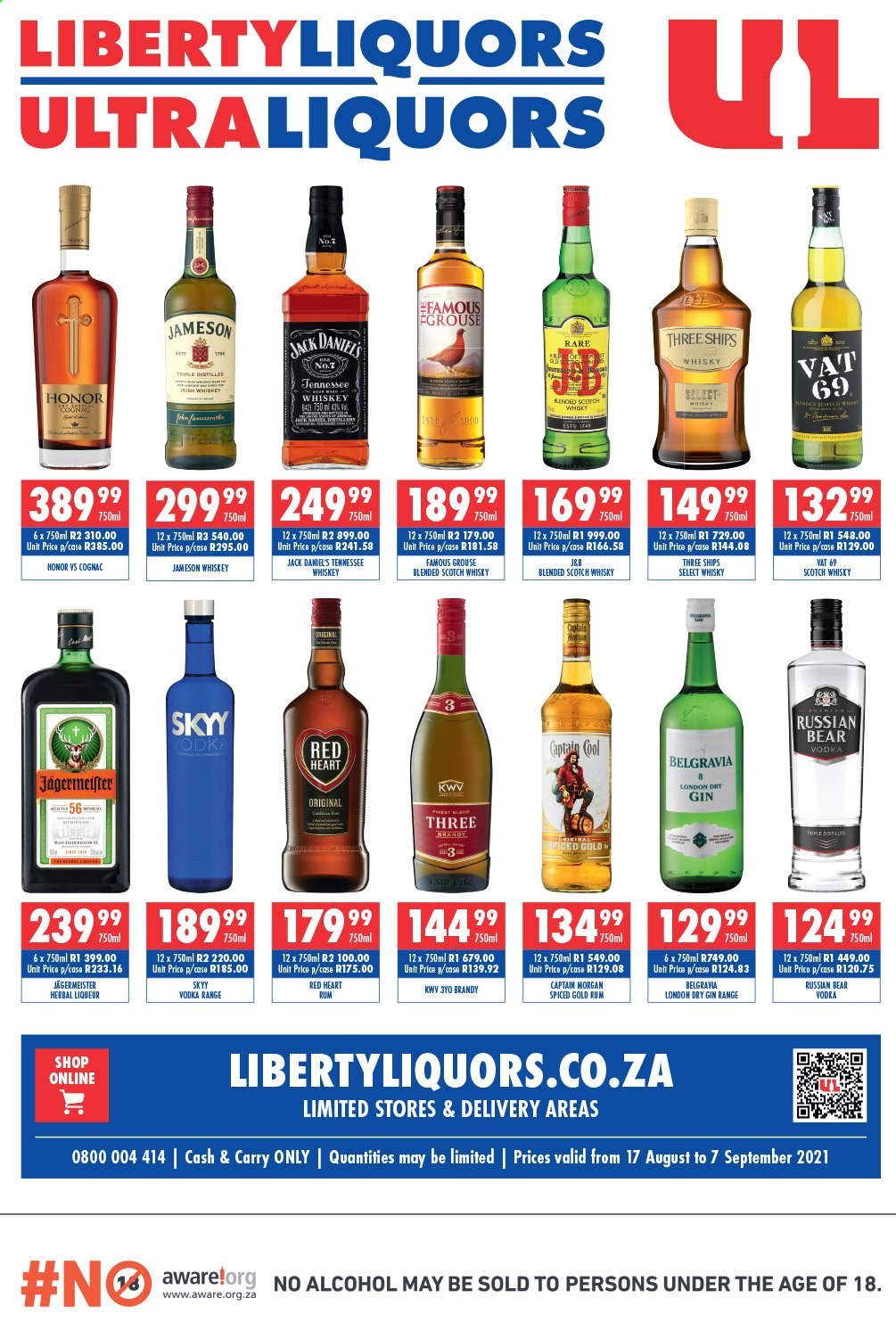 Liberty Liquors specials - 17/08/2021 - 07/09/2021. Page 1