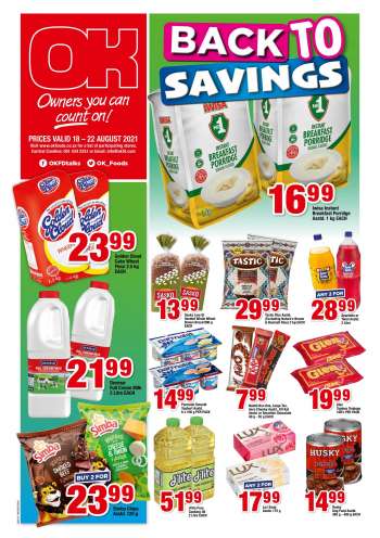OK Foods catalogue  - 08.18.2021 - 08.22.2021.