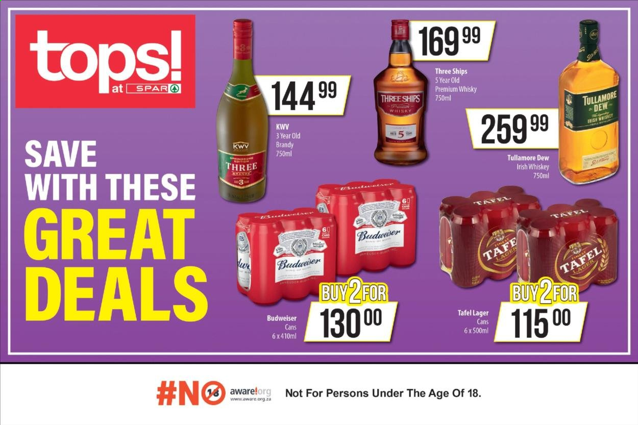 TOPS at SPAR specials - 16/08/2021 - 19/08/2021. Page 1