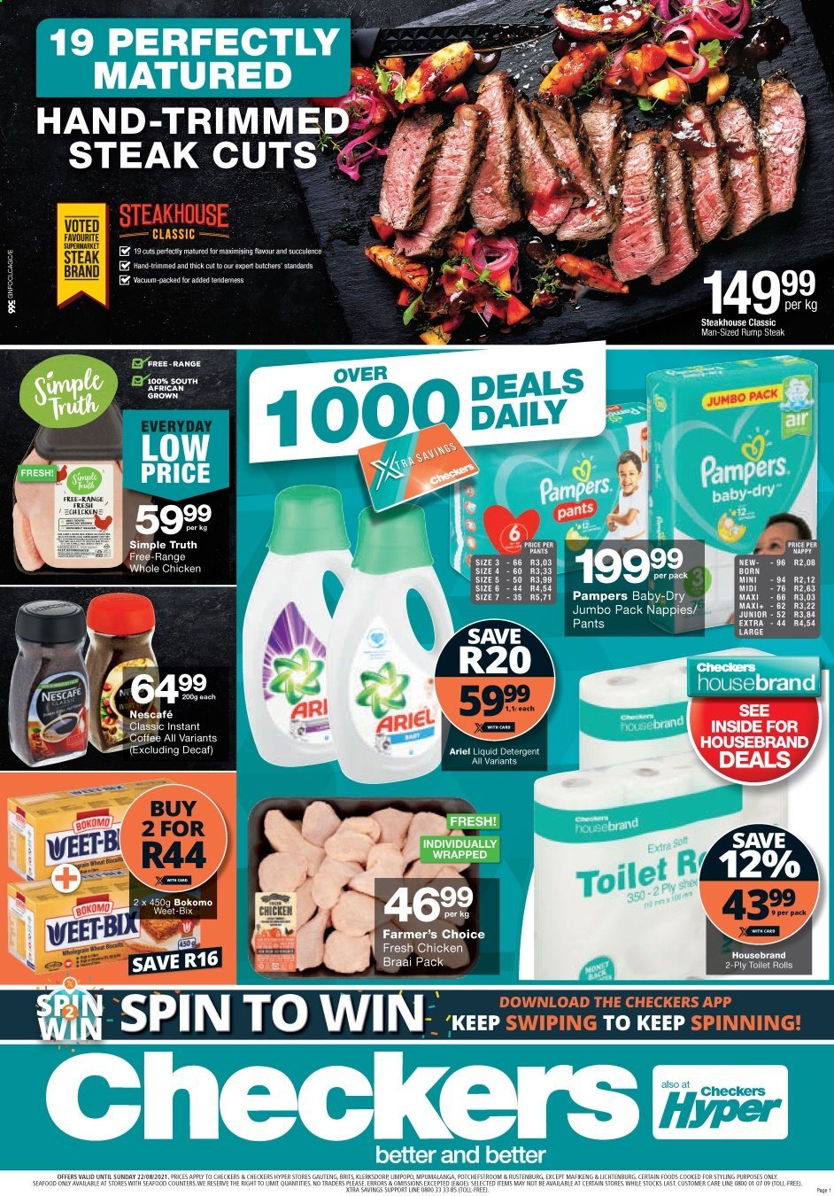 Checkers specials - 19/08/2021 - 22/08/2021. Page 1