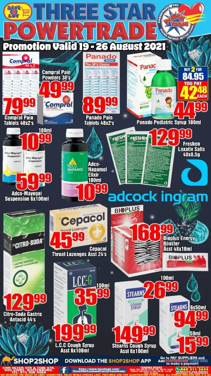 Three Star Cash and Carry specials - 19/08/2021 - 26/08/2021. Page 1