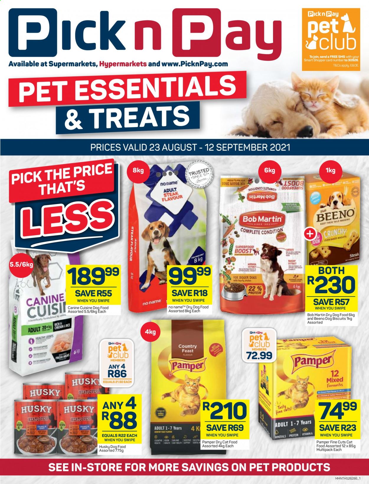 Pick n Pay specials - 23/08/2021 - 12/09/2021. Page 1