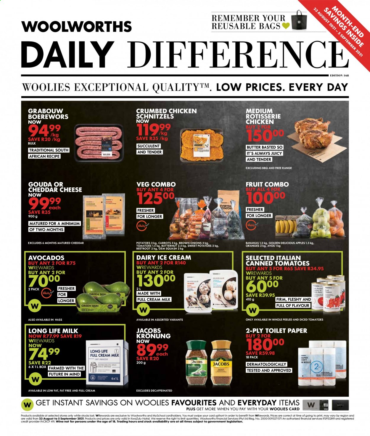 Woolworths specials - 23/08/2021 - 05/09/2021. Page 1