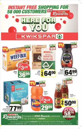 SPAR catalogue  - 08.24.2021 - 09.05.2021.