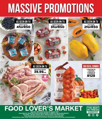Food Lover's Market catalogue  - 08.24.2021 - 08.29.2021.