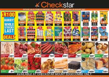 Checkstar catalogue  - 08.25.2021 - 08.29.2021.