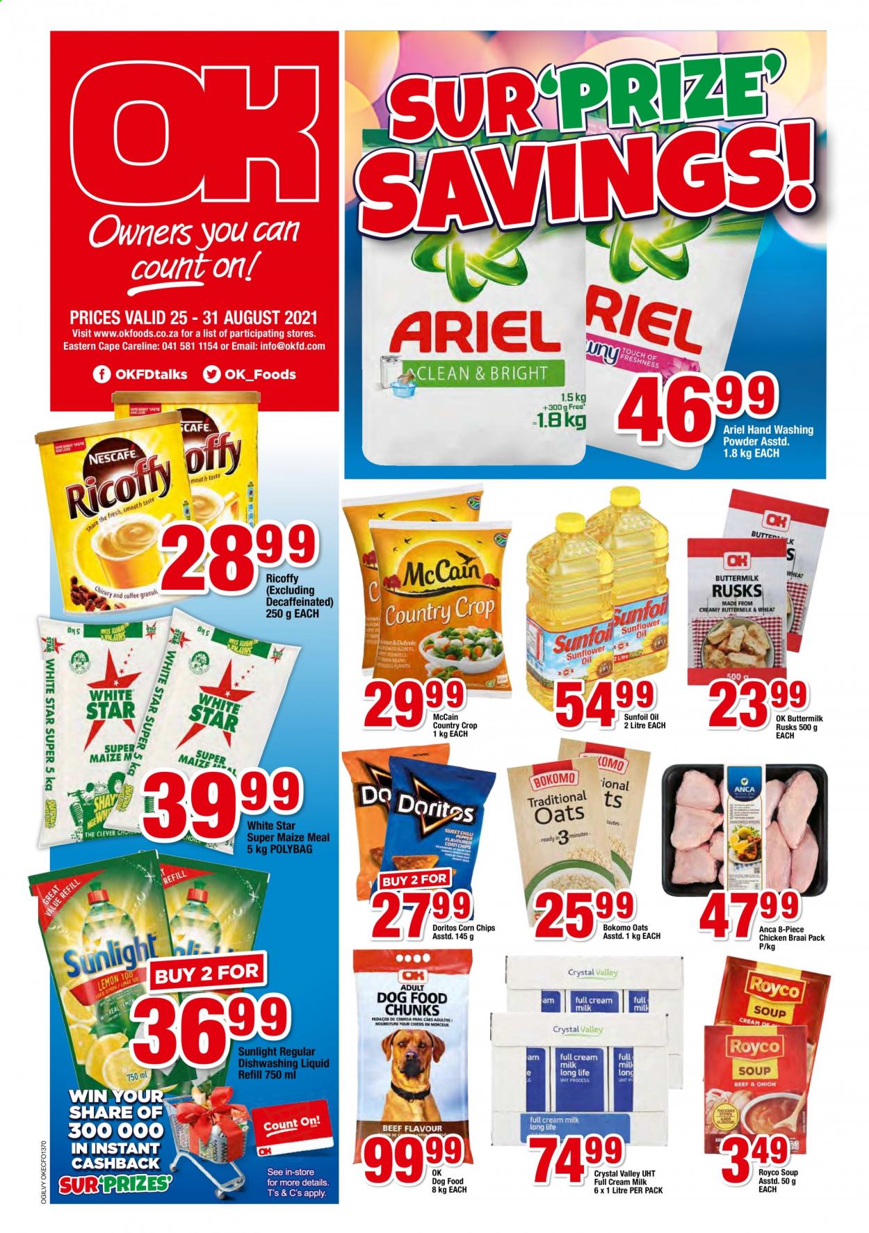 OK Foods specials - 25/08/2021 - 31/08/2021. Page 1