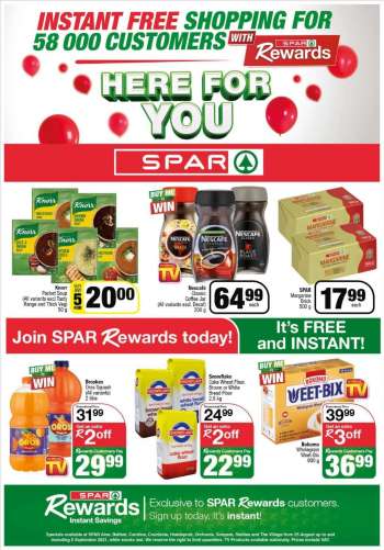SPAR catalogue  - 08.25.2021 - 09.05.2021.