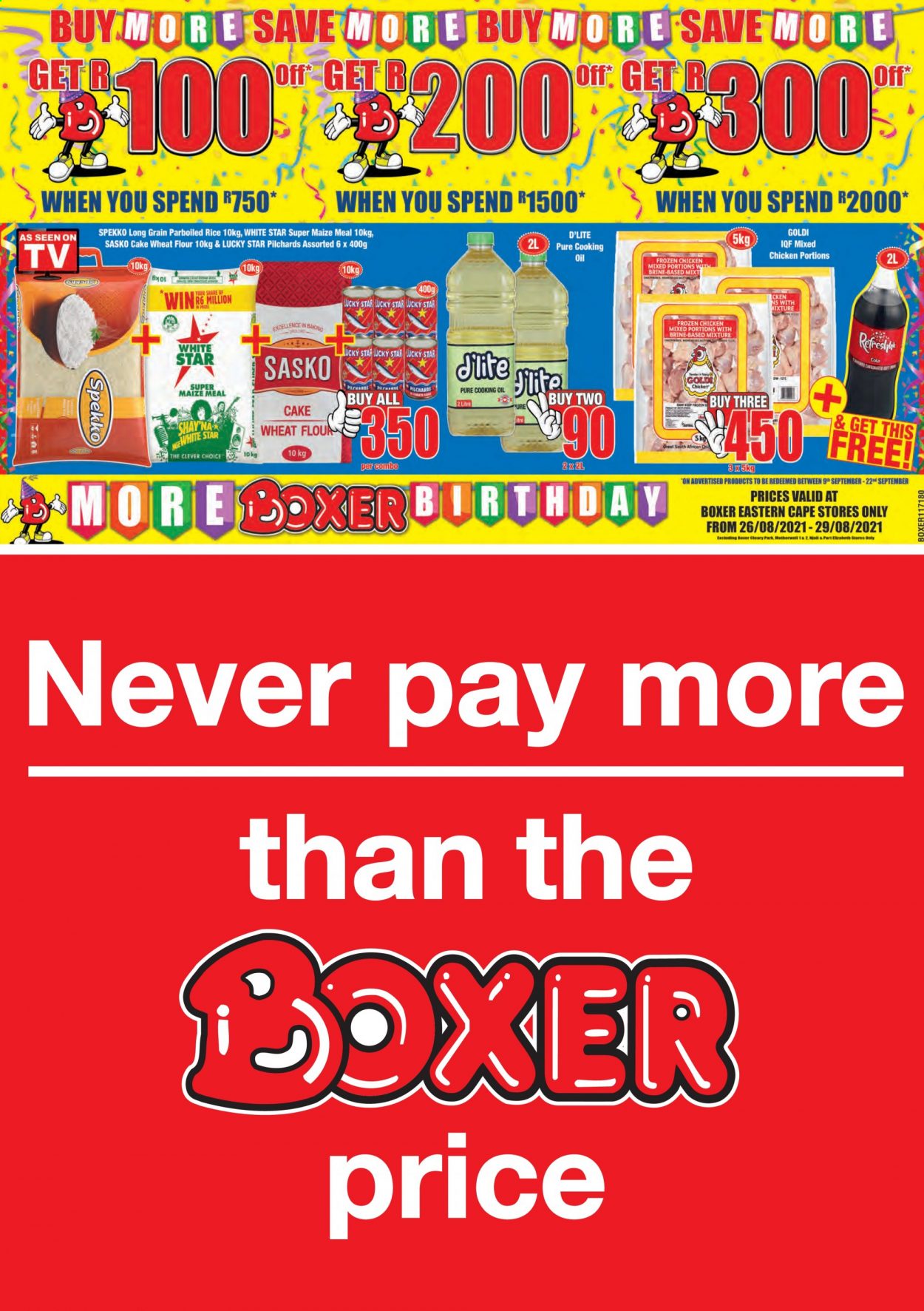 Boxer specials - 26/08/2021 - 29/08/2021. Page 1