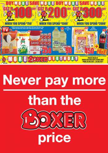 Boxer catalogue  - 08.26.2021 - 08.29.2021.