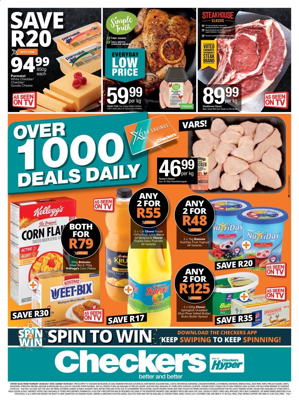 Checkers specials - 26/08/2021 - 05/09/2021. Page 1
