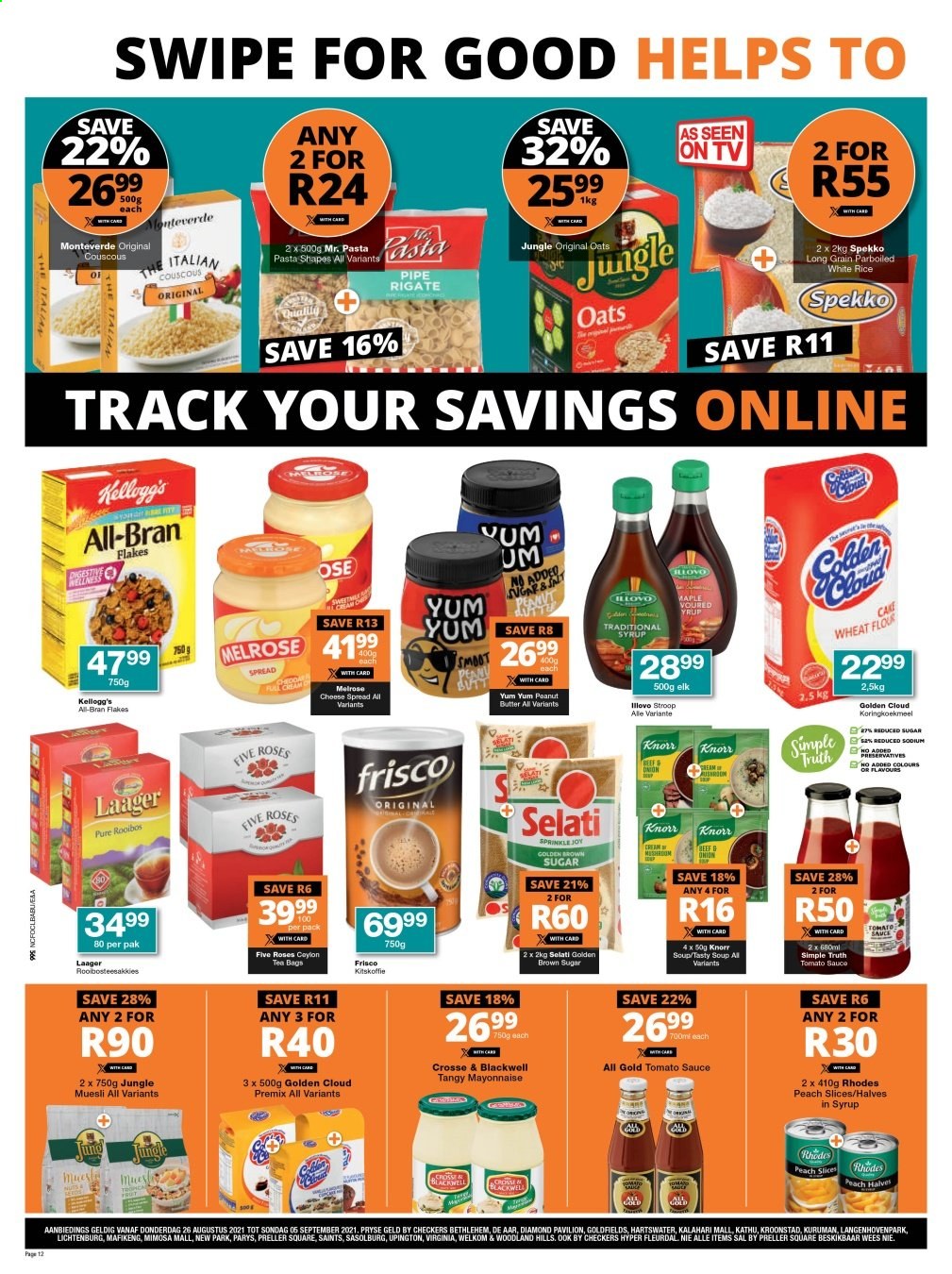 Checkers specials - 26/08/2021 - 05/09/2021. Page 12