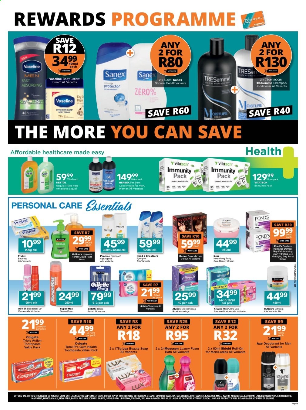 Checkers specials - 26/08/2021 - 05/09/2021. Page 15