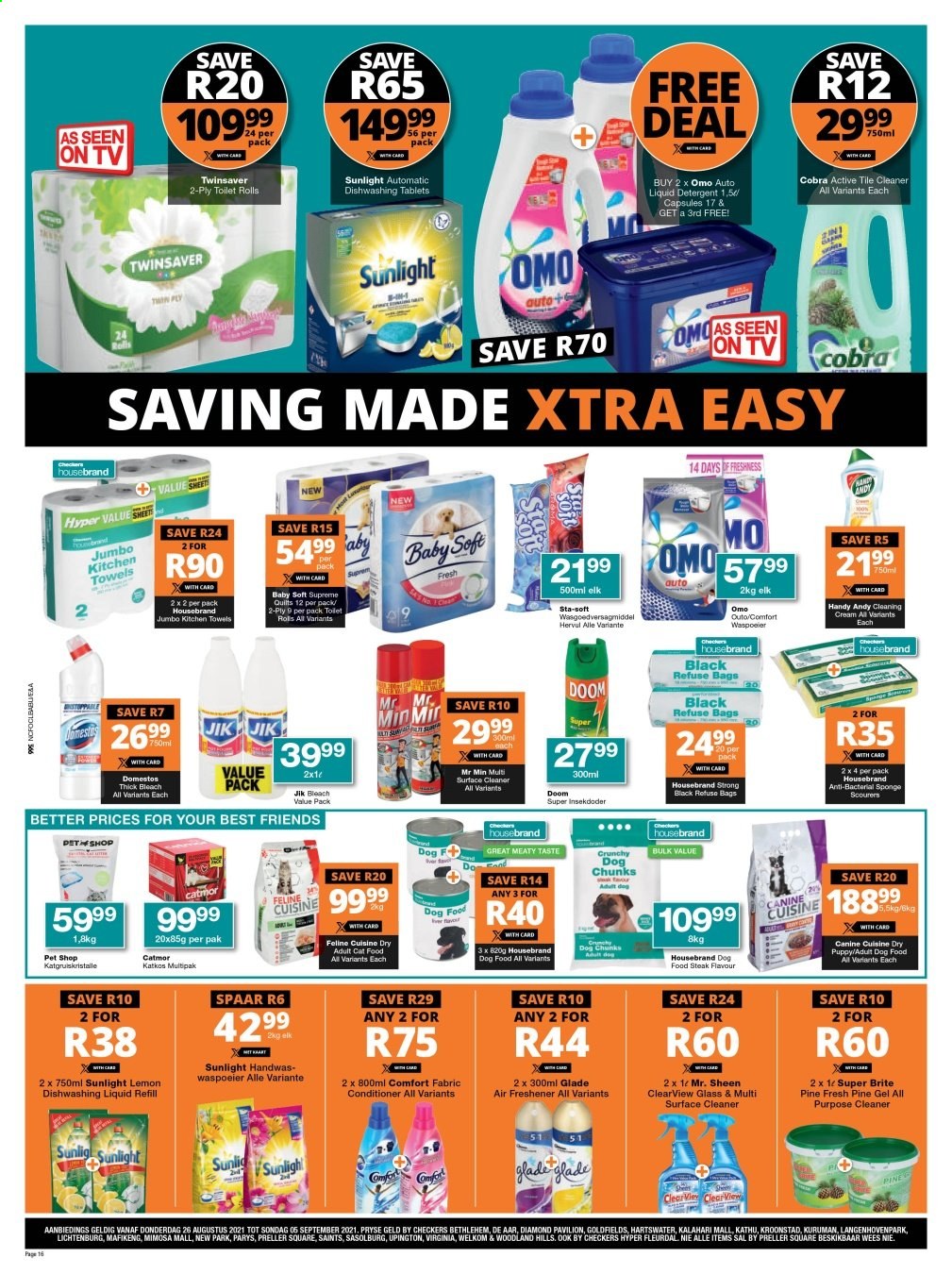 Checkers specials - 26/08/2021 - 05/09/2021. Page 16