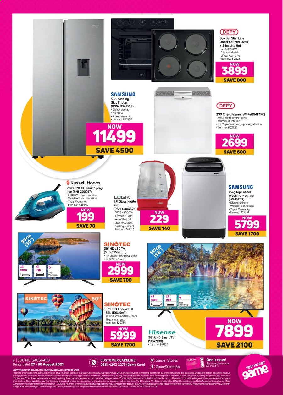Game specials - 27/08/2021 - 30/08/2021. Page 2