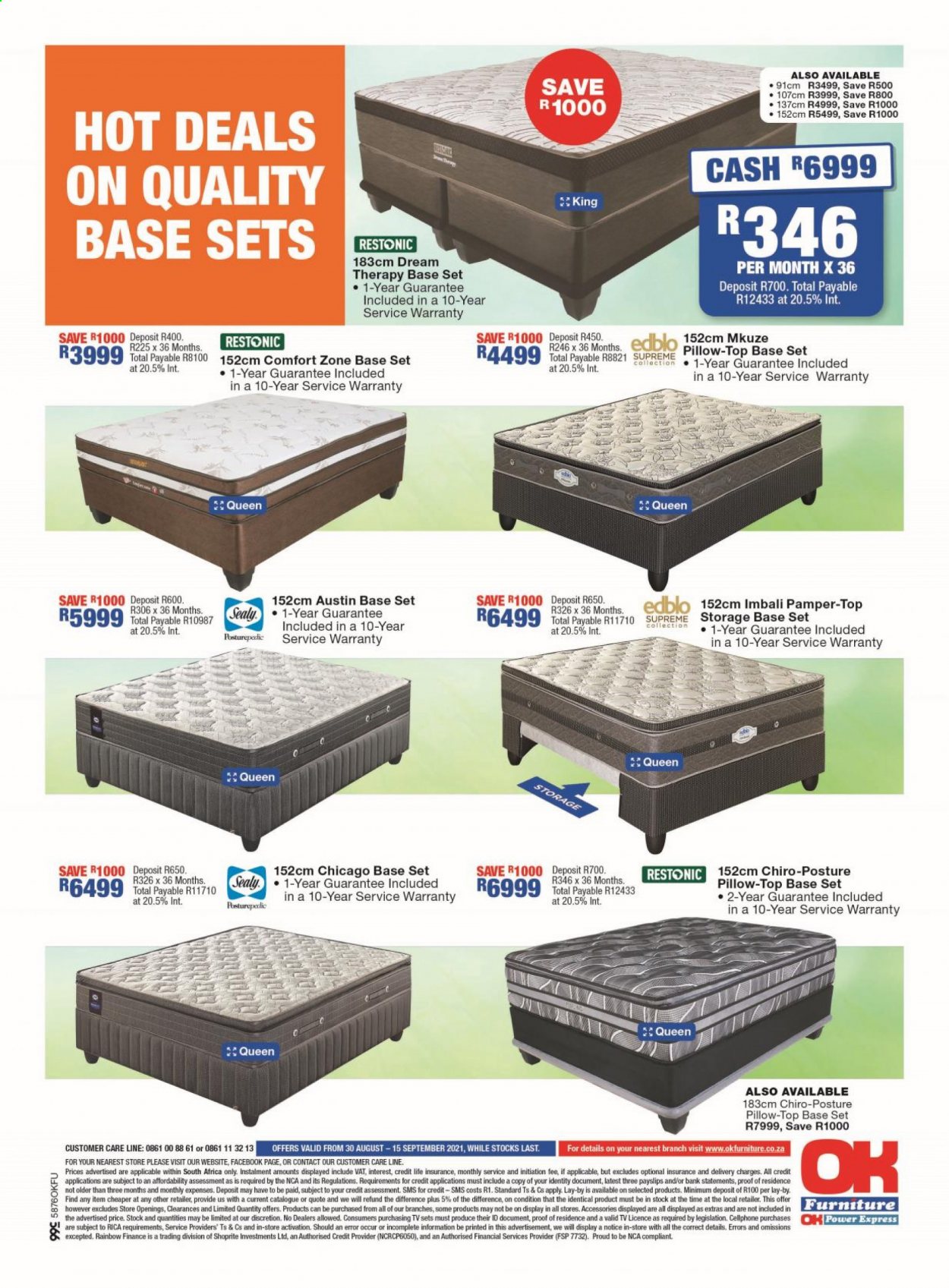 OK Furniture specials - 30/08/2021 - 15/09/2021. Page 12