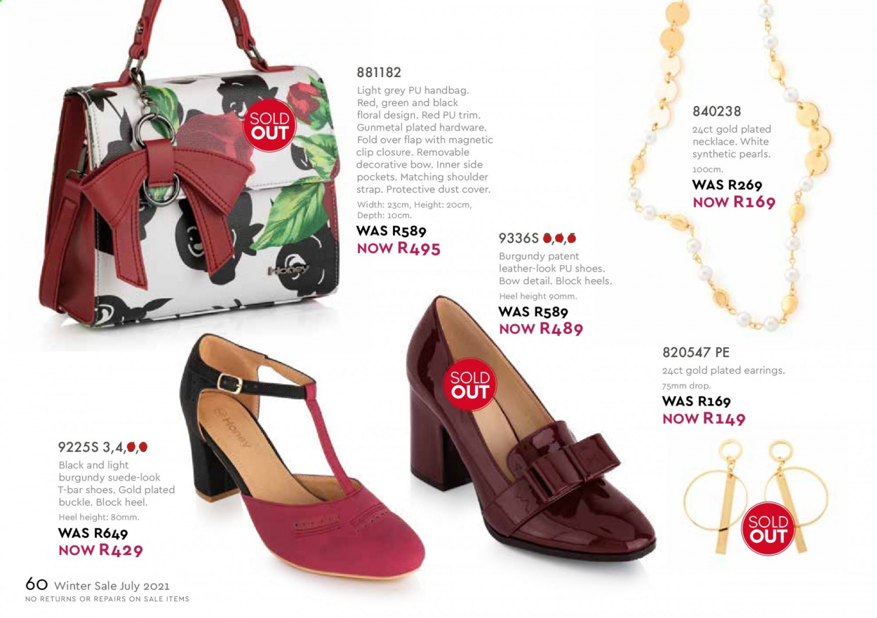 Honey specials. Page 62