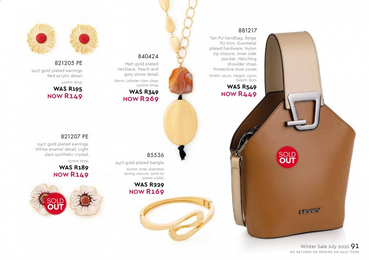 Honey specials. Page 93