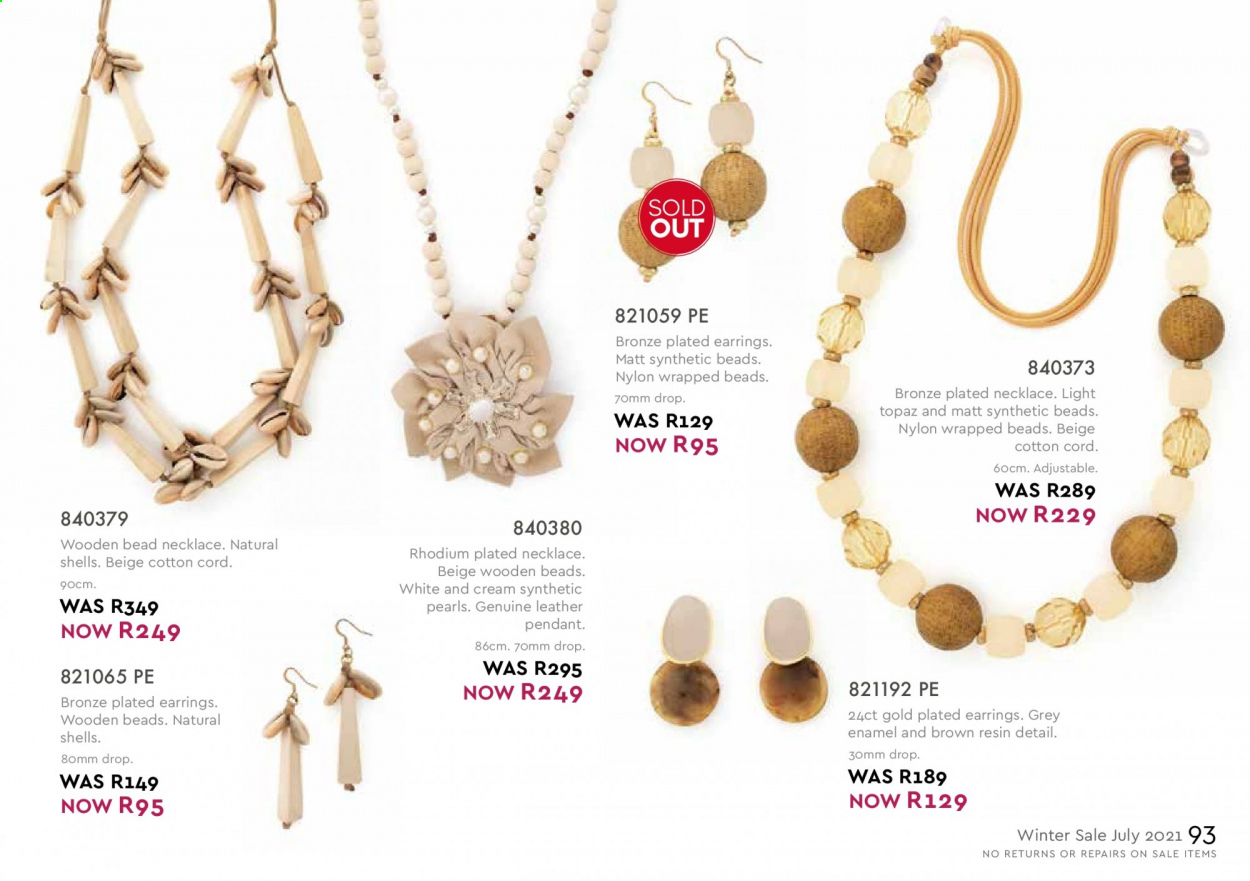 Honey specials. Page 95