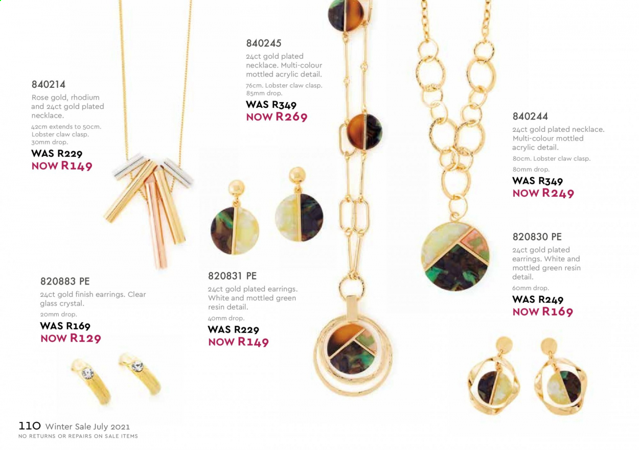 Honey specials. Page 112