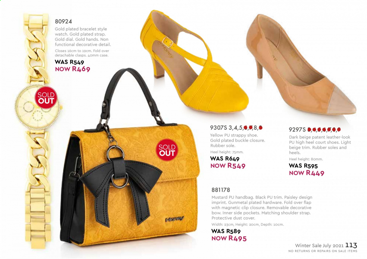 Honey specials. Page 115