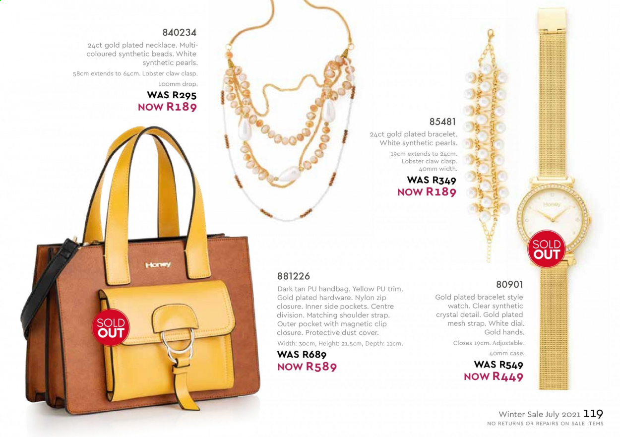 Honey specials. Page 121