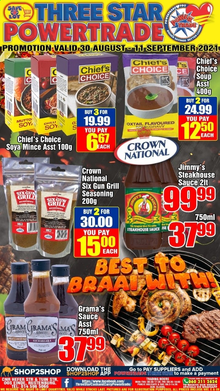 Three Star Cash and Carry specials - 30/08/2021 - 11/09/2021. Page 1
