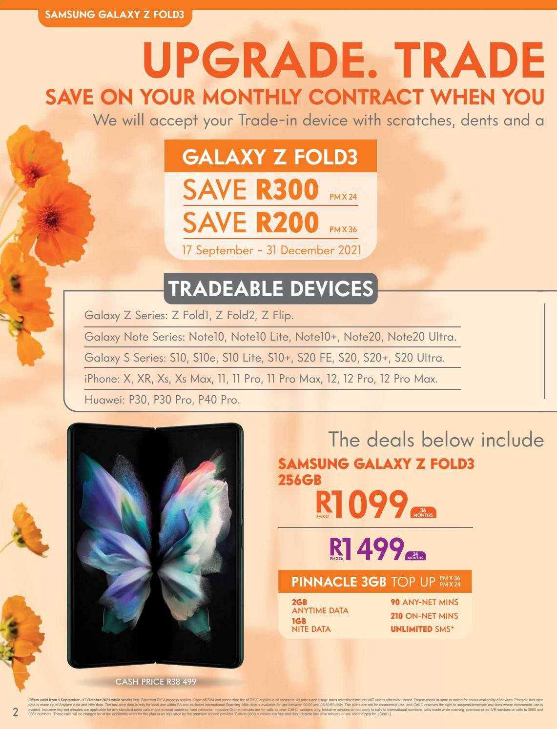 Cell C specials - 01/09/2021 - 17/10/2021. Page 2