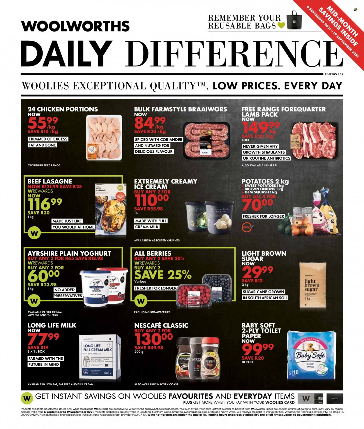 Woolworths specials - 06/09/2021 - 19/09/2021. Page 1
