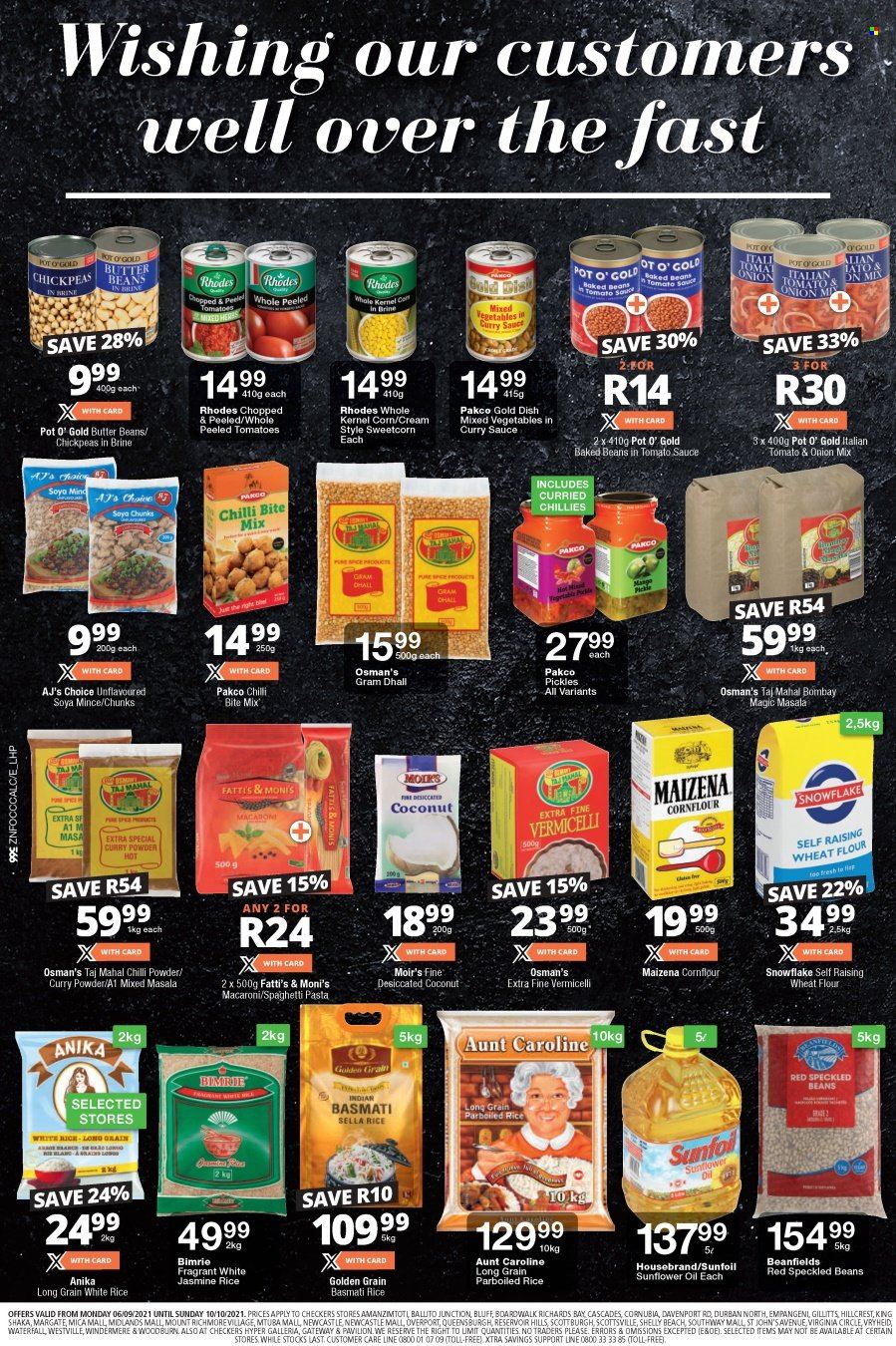 Checkers specials - 06/09/2021 - 10/10/2021. Page 1