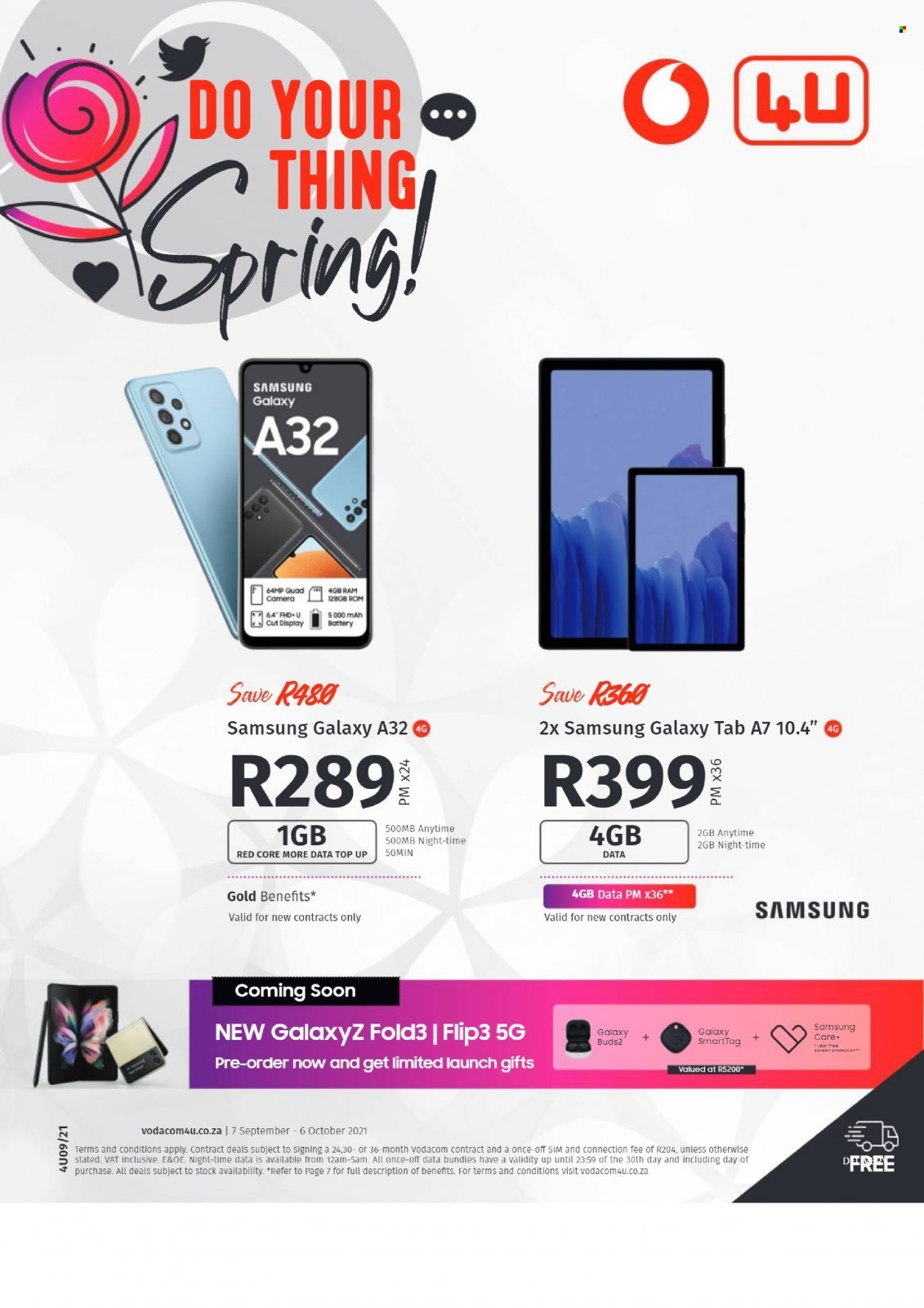 Vodacom specials - 07/09/2021 - 06/10/2021. Page 1
