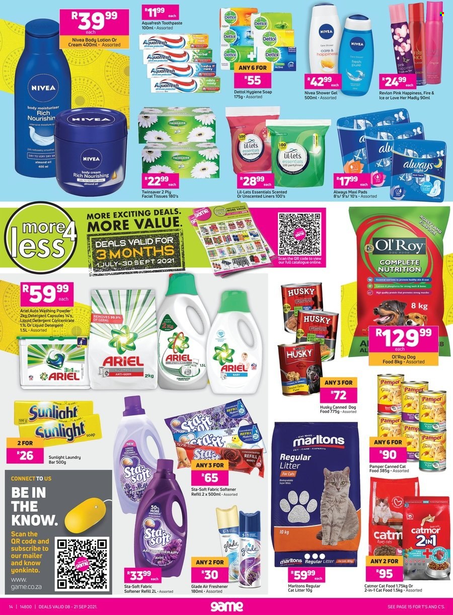 Game specials - 08/09/2021 - 21/09/2021. Page 1