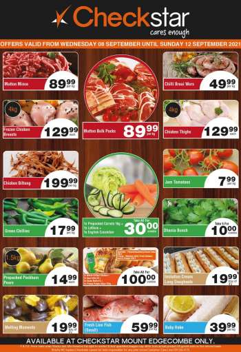 Checkstar catalogue  - 09.08.2021 - 09.12.2021.
