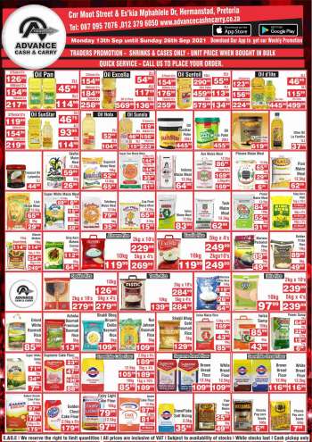 Advance Cash & Carry catalogue  - 09.13.2021 - 09.26.2021.