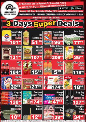 Advance Cash & Carry catalogue  - 09.13.2021 - 09.15.2021.