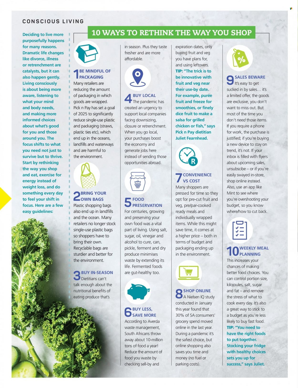 Pick n Pay specials. Page 96