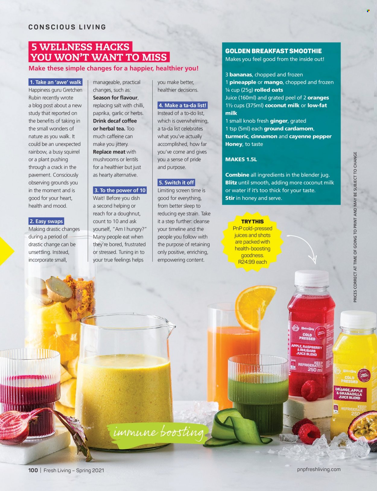 Pick n Pay specials. Page 100