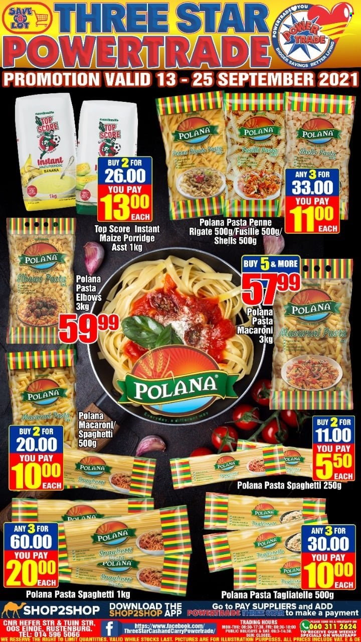 Three Star Cash and Carry specials - 13/09/2021 - 25/09/2021. Page 1