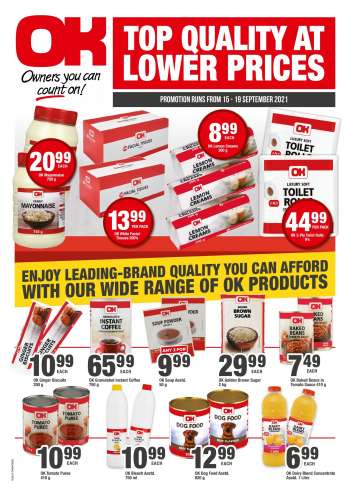 OK Foods catalogue  - 09.15.2021 - 09.19.2021.