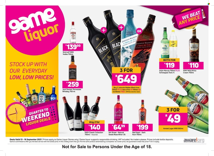 Game specials - 13/09/2021 - 16/09/2021. Page 1