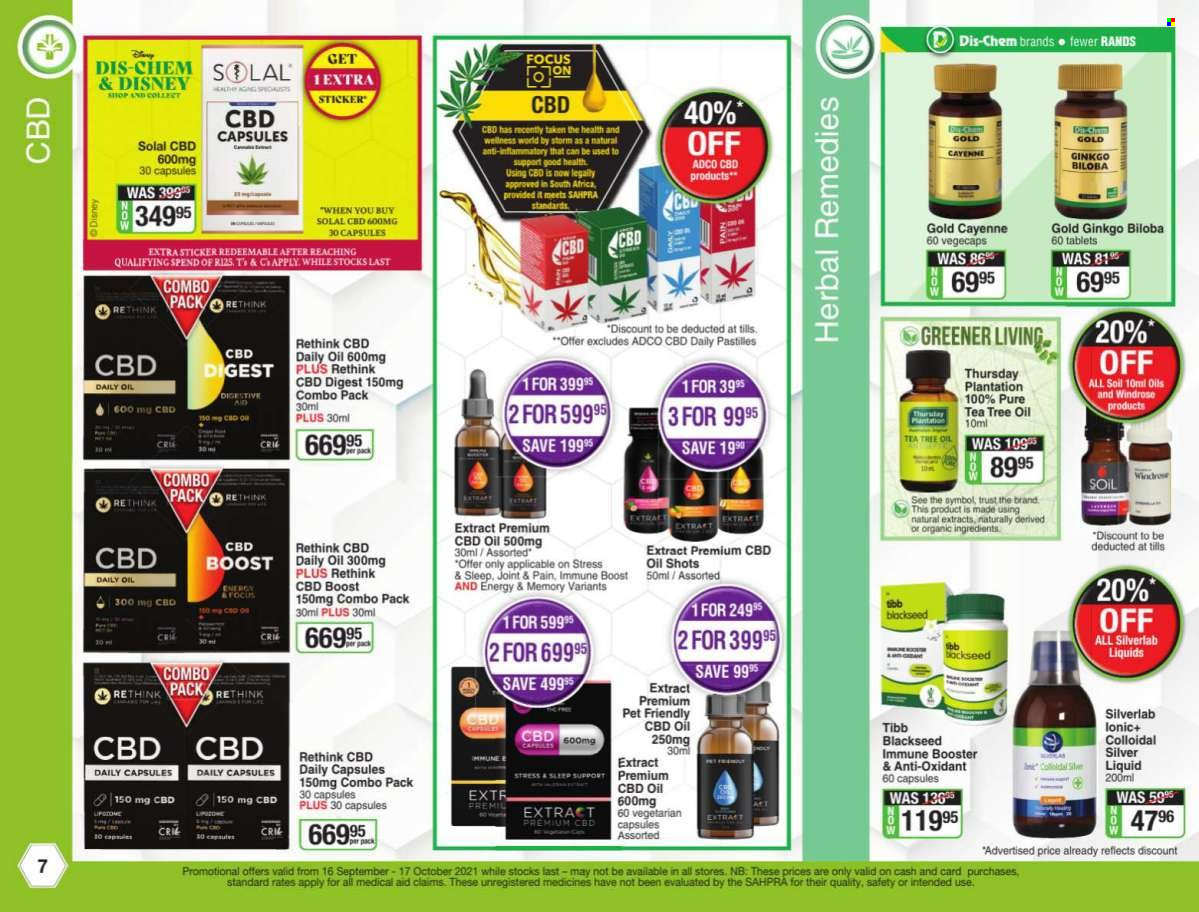 Dis-Chem specials - 16/09/2021 - 17/10/2021. Page 7