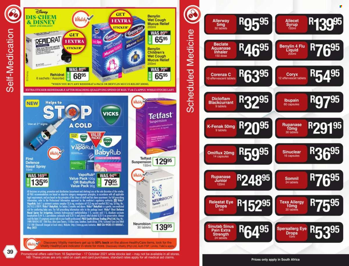 Dis-Chem specials - 16/09/2021 - 17/10/2021. Page 39
