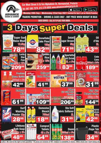 Advance Cash & Carry catalogue  - 09.20.2021 - 09.22.2021.