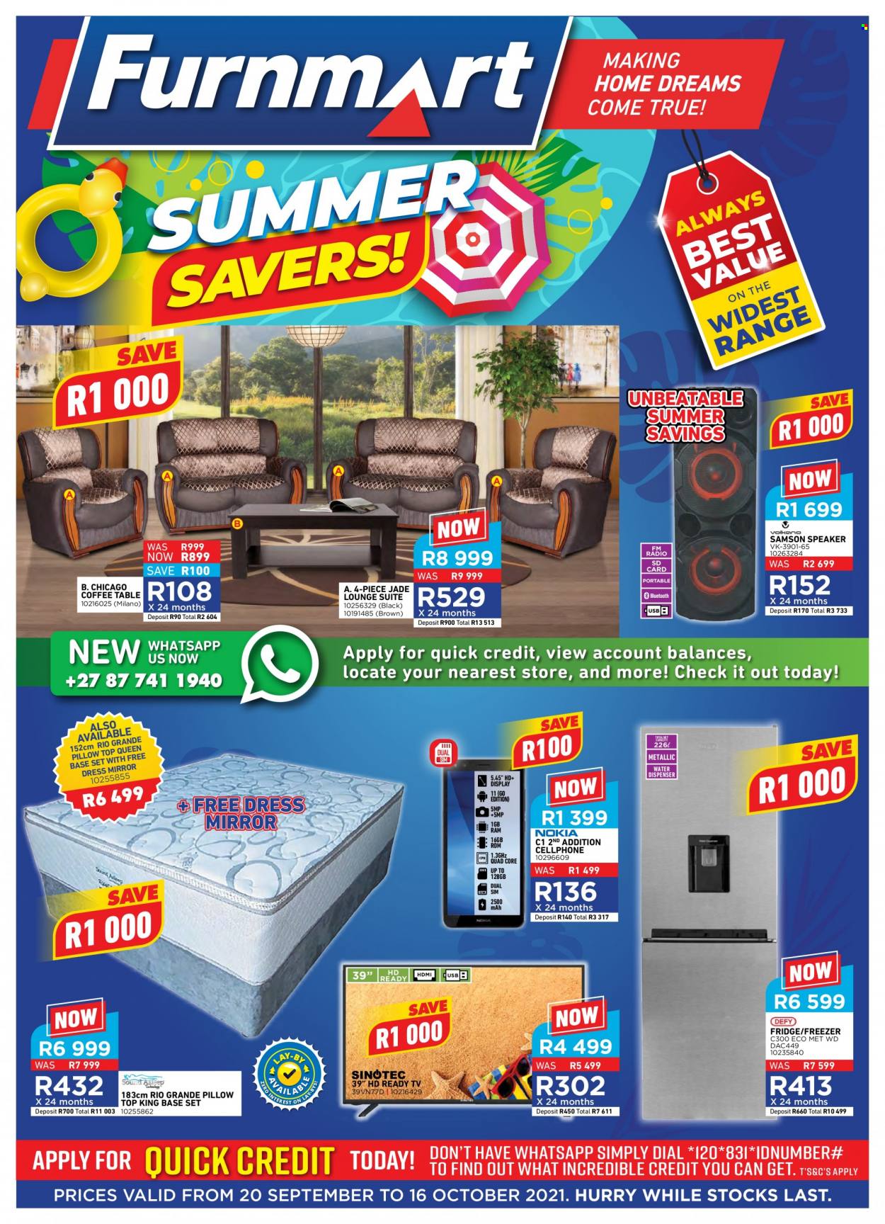 Furnmart specials - 20/09/2021 - 16/10/2021. Page 1