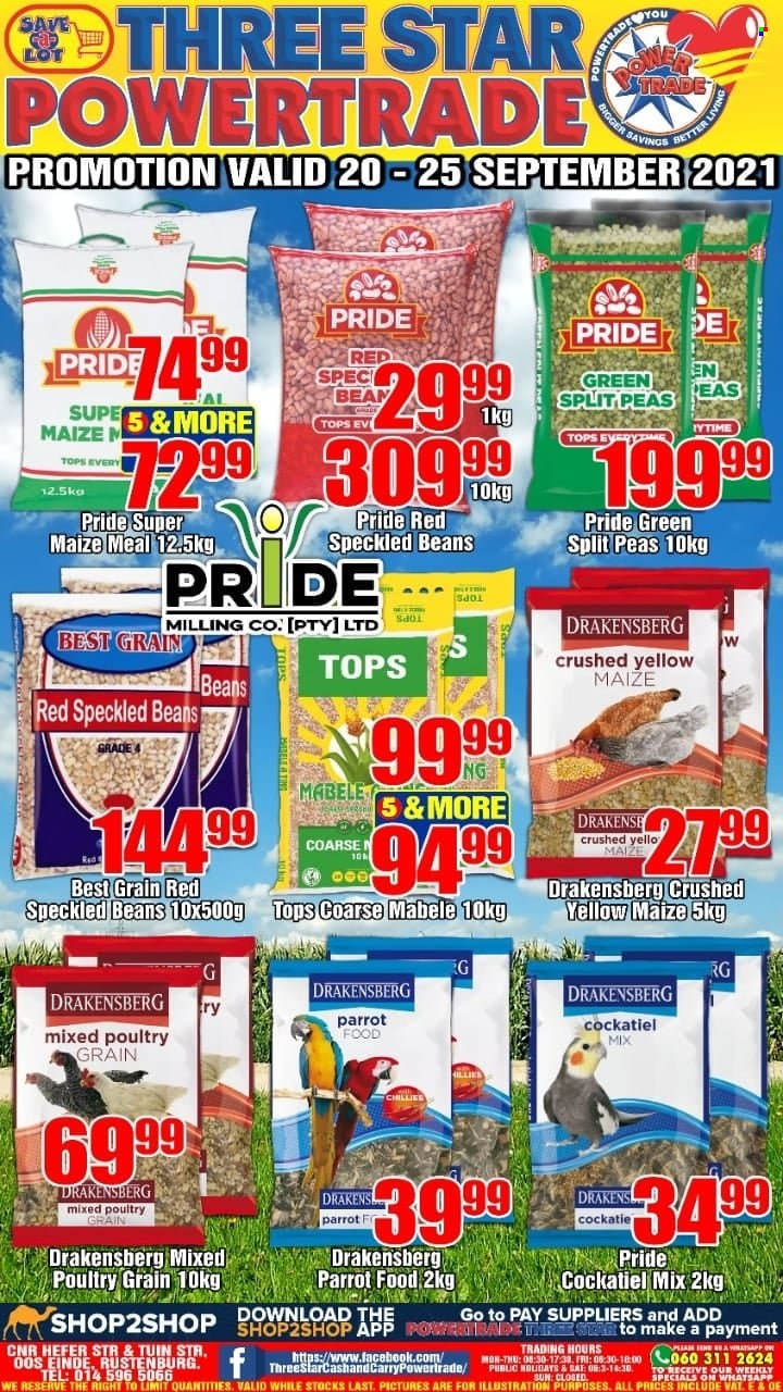 Three Star Cash and Carry specials - 20/09/2021 - 25/09/2021. Page 1
