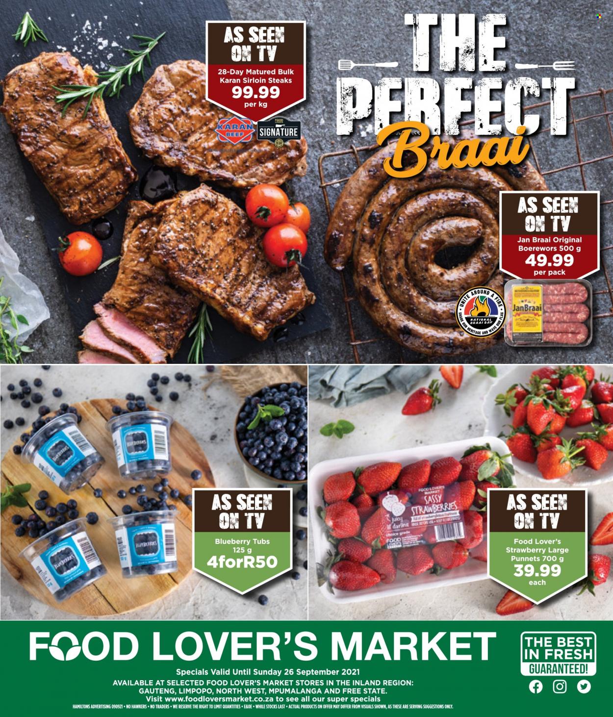 Food Lover's Market specials - 21/09/2021 - 26/09/2021. Page 1
